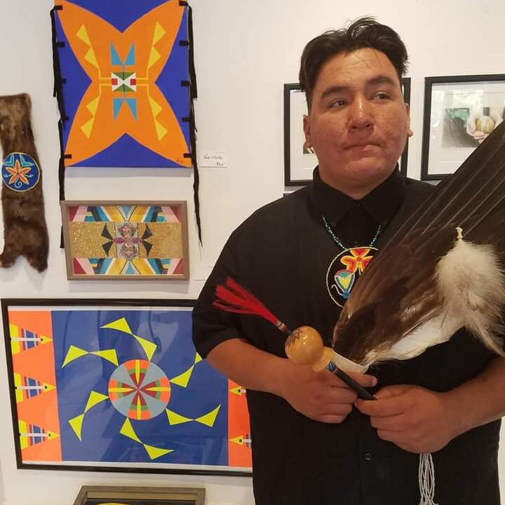 David Charette, beadwork, regalia, sewing, Indigenous Artist, First Nations, Indigenous Arts Collective of Canada, Pass The Feather
