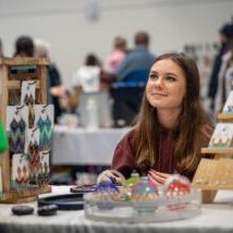 Mackenzie Labby - Grey Wolf Crafts - At a vendor show