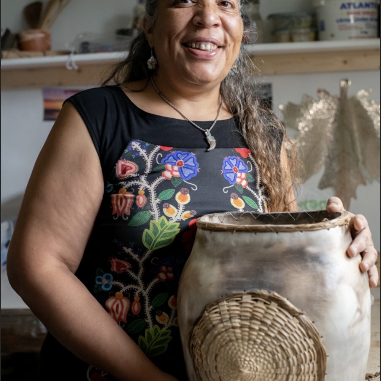 Nancy Oakley, Pottery, Indigenous Artist, First Nations, Indigenous Arts Collective of Canada, Pass The Feather