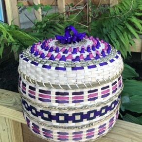 Nanci Ransom, black ash, basketmaker, Indigenous Artist, First Nations, Indigenous Arts Collective of Canada, Pass The Feather