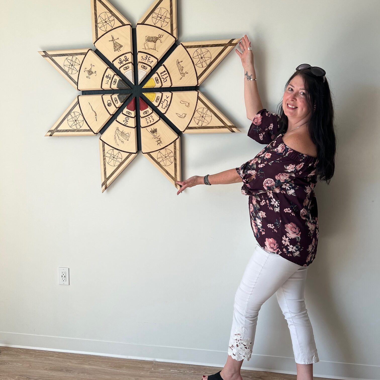 Lana Thomas, woodworker, woodwork, decor, home, Indigenous Artist, First Nations, Indigenous Arts Collective of Canada, Pass The Feather