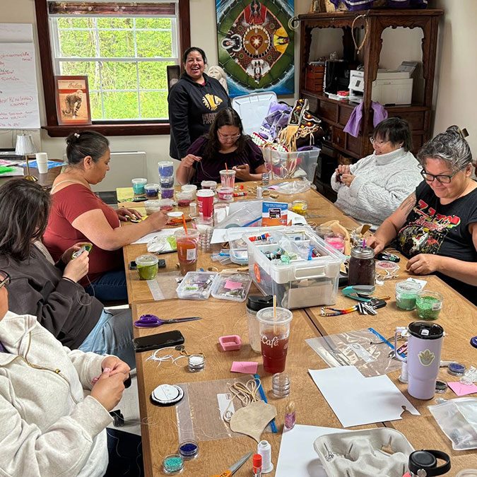 Beading, akwesasne, marlana thompson baker