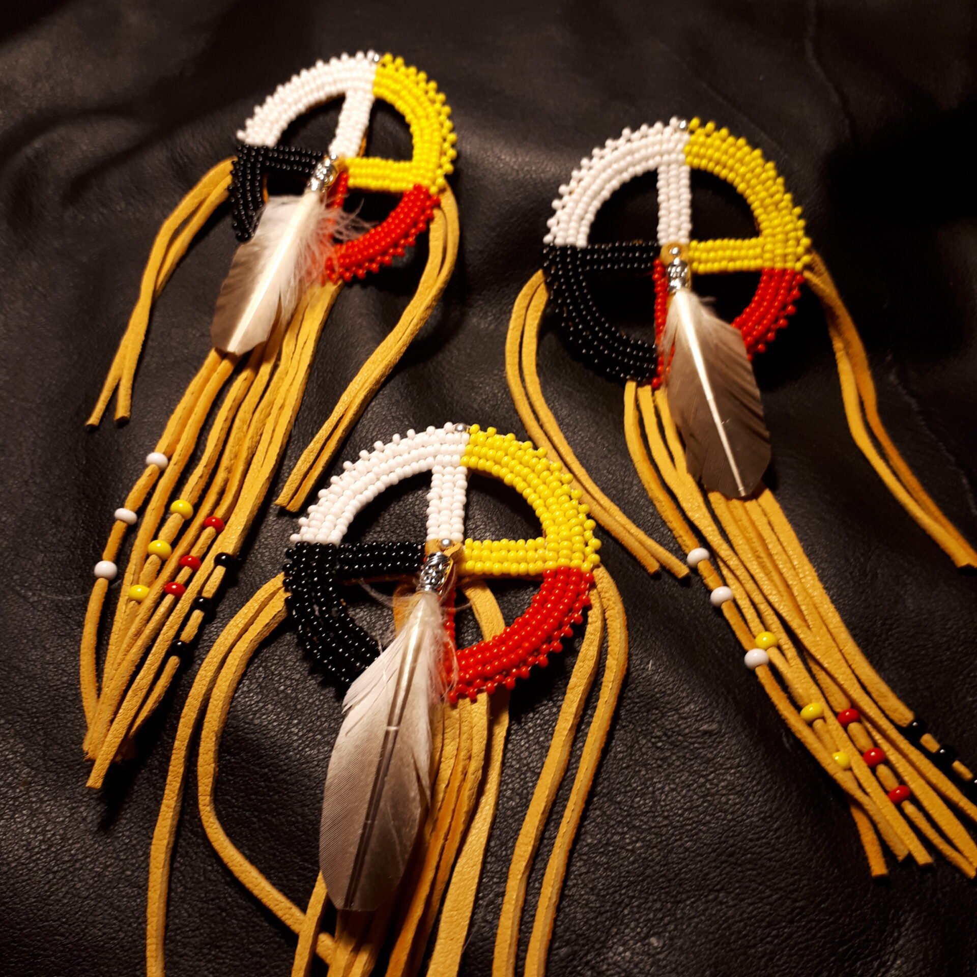 Theresa Burning, beader, beadwork, jewelry, quillwork, quills, Indigenous Artist, First Nations, Indigenous Arts Collective of Canada, Pass The Feather