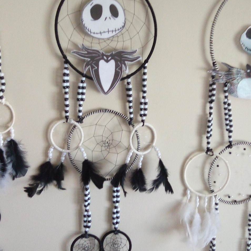 Sabrina Ettagiak Spider Lady -Multiple Jack Skeleton Dreamcatcher