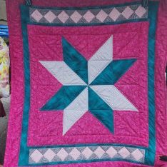 Caroline Boots star blanket quilt