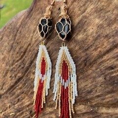 megan-merkley-red-white-beaded-stone-earrings