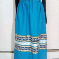 Claire Sackanay - Claire’s Visions - blue ribbon skirt