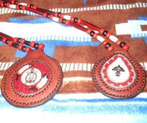 Mitchell Riley, leather work, bead work, aboriginal beading, artist, pass the feather, aboriginal arts collective of canada