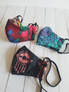 Covid-19 Masks, Indigenous Artists, First Nations, Indigenous Arts Collective of Canada, Pass The Feather, Native Art, Native American Art, Indigenous Art