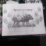 Melanie Montour, Native Artisan Designs, beadwork, beader, jewelry maker, jewelry, leatherwork, mixed media, painting, painter, regalia, stone carver, carving, crafts, craft maker, Indigenous Artist, First Nations, Indigenous Arts Collective of Canada, Pass The Feather