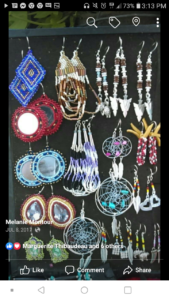 Melanie Montour, Native Artisan Designs, beadwork, beader, jewelry maker, jewelry, leatherwork, mixed media, painting, painter, regalia, stone carver, carving, crafts, craft maker, Indigenous Artist, First Nations, Indigenous Arts Collective of Canada, Pass The Feather