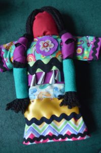 Rose Moses, beadwork, beader, craft maker, crafts, painter, painting, workshop, Ojibwe Jingle Dress Doll, facilitator, Indigenous Artist, First Nations, Indigenous Arts Collective of Canada, Pass The Feather
