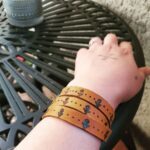 Cheyenne McGinnis, beadwork, beader, pyrography, painting, painter, leatherwork, fine art, Indigenous Artist, First Nations, Indigenous Arts Collective of Canada, Pass The Feather