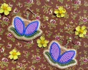 Ashley Lacourciere, beader, beadwork, Indigenous Artist, First Nations, Indigenous Arts Collective of Canada, Pass The Feather
