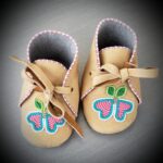 Brandie Fong, leatherwork, mittens, moccasins, sewing, ribbon skirts, beadwork