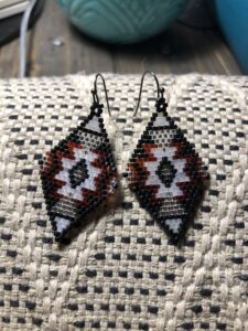 Katie Page, bead work, jewelry, Indigenous Artist, First Nations, Indigenous Arts Collective of Canada, Pass The Feather