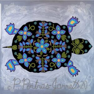 Phyllis Poitras-Jarrett, Mixed Media, Paintings, Prints, Resin, Indigenous Artist, First Nations, Indigenous Arts Collective of Canada, Pass The Feather