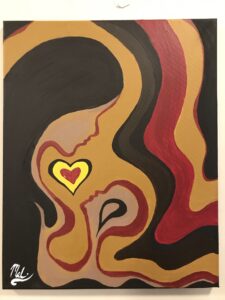 Melba Monias, painter, paintings, Indigenous Artist, First Nations, Indigenous Arts Collective of Canada, Pass The Feather