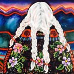 Lindsay Myers, painting, painter, Indigenous Artist, First Nations, Indigenous Arts Collective of Canada, Pass The Feather