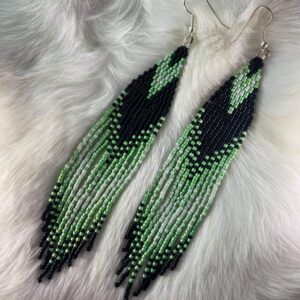Jessica Dumont, beadwork, beading, jewelry, Indigenous Artist, First Nations, Indigenous Arts Collective of Canada, Pass The Feather