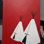 Darbi Hawley, Acrylic paint, dream catchers, Jewelry, Indigenous Artist, First Nations, Indigenous Arts Collective of Canada, Pass The Feather