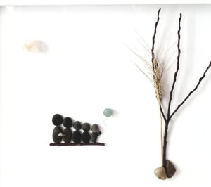 Joy Flaman, pebble, stone, Indigenous Artist, First Nations, Indigenous Arts Collective of Canada, Pass The Feather
