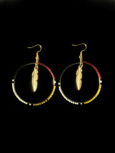 Candice Tugby, beadwork, jewelry, Indigenous Artist, First Nations, Indigenous Arts Collective of Canada, Pass The Feather
