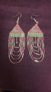 Caitlin Monkman, beadwork, jewelry, Indigenous Artist, First Nations, Indigenous Arts Collective of Canada, Pass The Feather