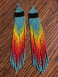 Caitlin Monkman, beadwork, jewelry, Indigenous Artist, First Nations, Indigenous Arts Collective of Canada, Pass The Feather