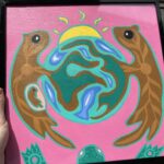 Hannah LaForme Indigenous Animal Earth Painting