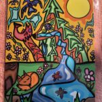 Hannah LaForme Indigenous Abstract Nature Painting