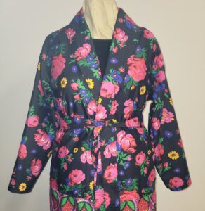 Frances Pasap- Floral housecoat