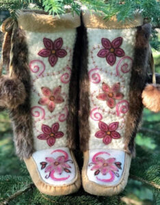Crystal Behn- Beaded Moccasin Boots