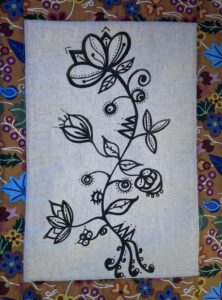 Paula Naponse- Floral Printed Handbag