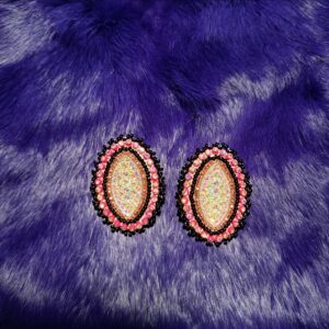 Amikons-Creations_Pink-beaded-earrings