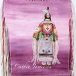 Cathie Jamieson- Indigenous woman regalia Painting