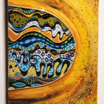 Heather Cabral Inspired by Nature Golden Painting