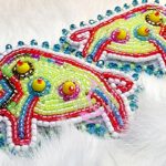 Jessica Rabbitskin Princess Heart Designs Beaded Buffalo Jewelry