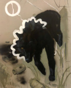 Helena Granger- Dog Series - Painted Black Dog