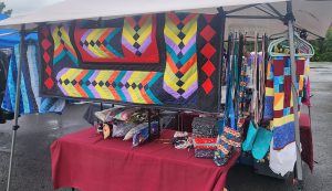 Caroline Boots quilt vendor booth